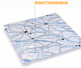 3d view of Mînăstirea Agapia