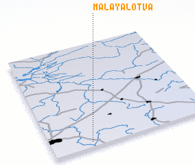 3d view of Malaya Lotva