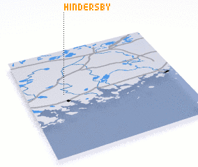 3d view of Hindersby