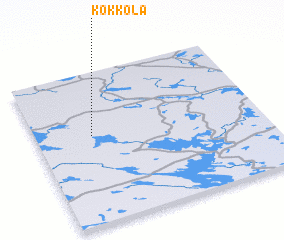 3d view of Kokkola