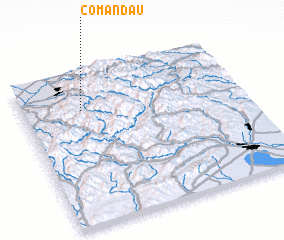 3d view of Comandău