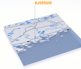 3d view of Björnvik