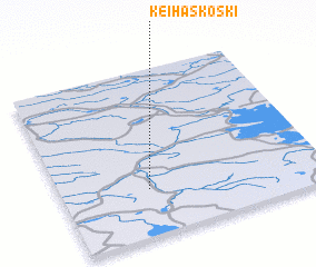 3d view of Keihäskoski