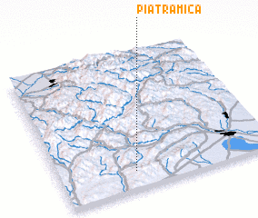 3d view of Piatra Mică