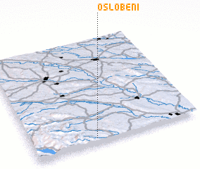 3d view of Oşlobeni