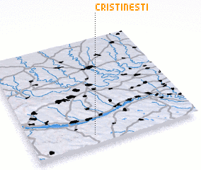 3d view of Cristineşti