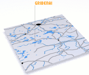 3d view of Gribėnai