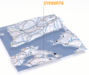 3d view of Sykoúnta