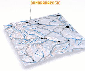 3d view of Dumbrava Roşie