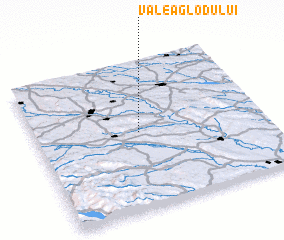 3d view of Valea Glodului