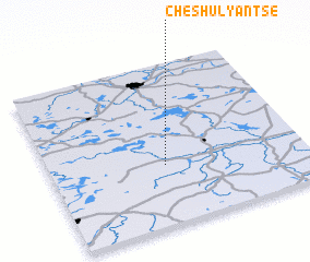 3d view of Cheshulyanʼtse