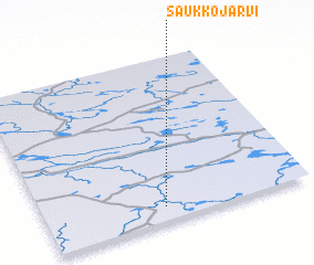 3d view of Saukkojärvi