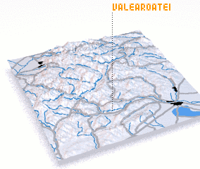 3d view of Valea Roatei