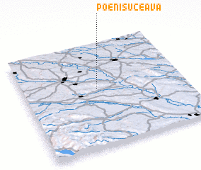 3d view of Poeni-Suceava