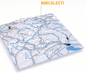 3d view of Mărculeşti