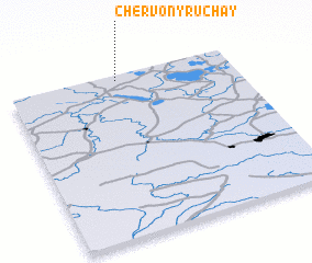 3d view of Chervony Ruchay