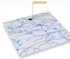 3d view of Zaviesai