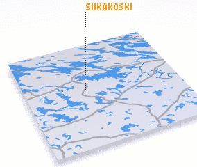 3d view of Siikakoski