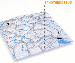 3d view of Săhătenii de Sus