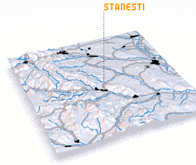 3d view of Stăneşti