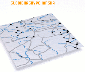 3d view of Slobidka Skypchansʼka