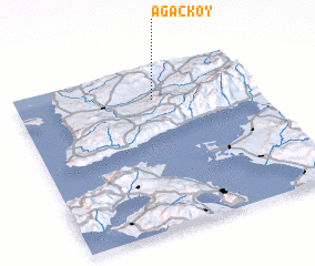 3d view of Ağaçköy