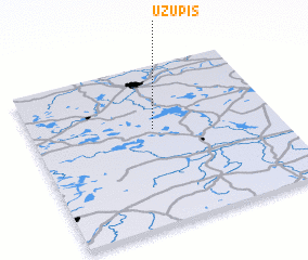 3d view of Užūpis