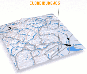 3d view of Clondiru de Jos