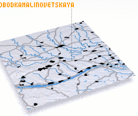 3d view of Slobodka Malinovetskaya