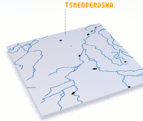 3d view of Tsʼmenʼ Pervsha