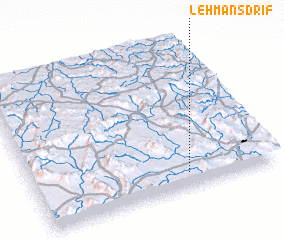 3d view of Lehmansdrif