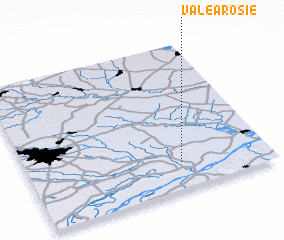 3d view of Valea Roşie