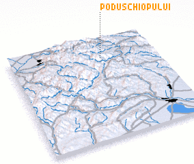 3d view of Podu Şchiopului