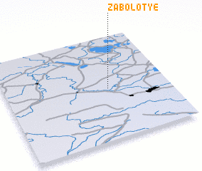 3d view of Zabolotʼye