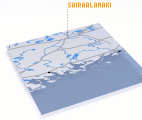 3d view of Sairaalamäki