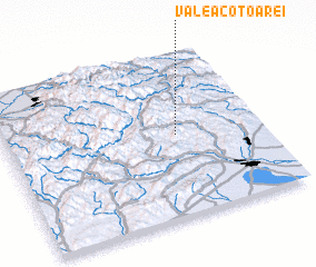 3d view of Valea Cotoarei