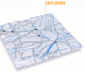 3d view of Sazlıdere