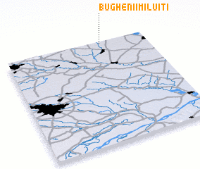 3d view of Bughenii-Miluiţi