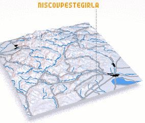 3d view of Nişcov Peste Gîrlă