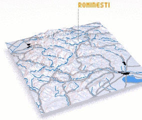 3d view of Romîneşti