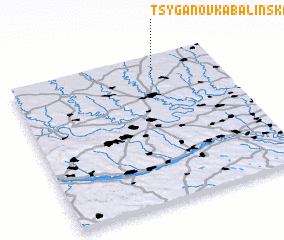 3d view of Tsyganovka Balinskaya