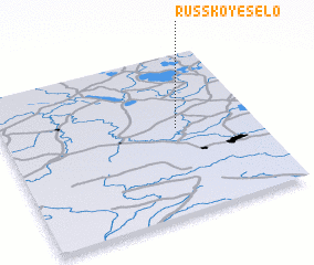 3d view of Russkoye Selo