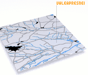 3d view of Valea Presnei