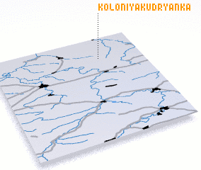 3d view of Koloniya Kudryanka