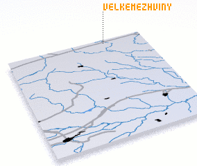 3d view of Velʼke Mezhviny