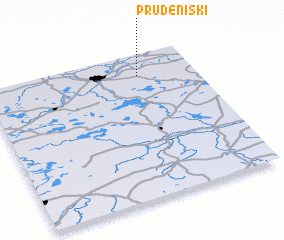 3d view of Prudeniški