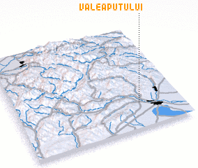 3d view of Valea Puţului