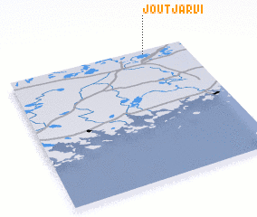 3d view of Joutjärvi