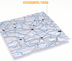 3d view of Visoka Polyana