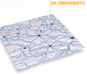 3d view of Golyam Porovets